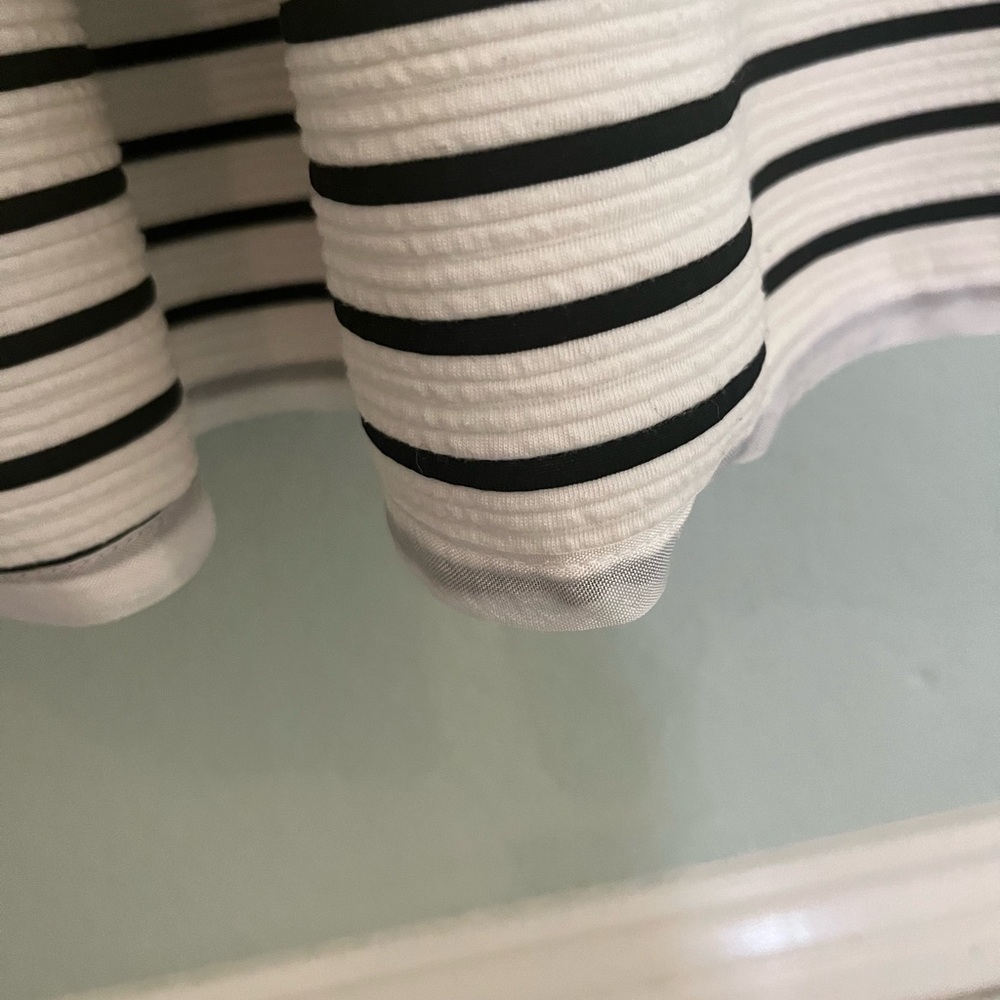 Anthropologie Maeve black and white dress size 12 - Picture 5 of 6